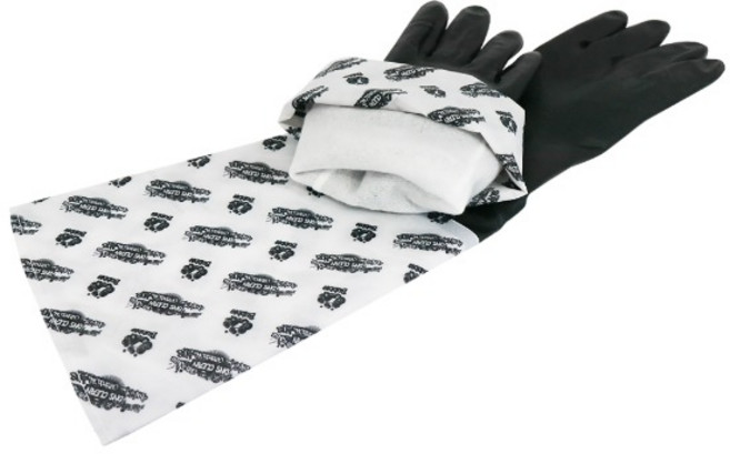 디앤에스클린 세차 기모 고무장갑 L 양손 세트, 1세트