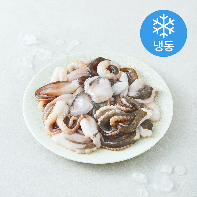 비비수산 손질 절단 주꾸미 (냉동), 1개, 500g(M)