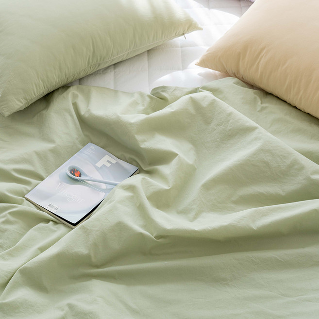 올리비아데코 칠러 무봉제 60수 워싱 간절기 차렵이불