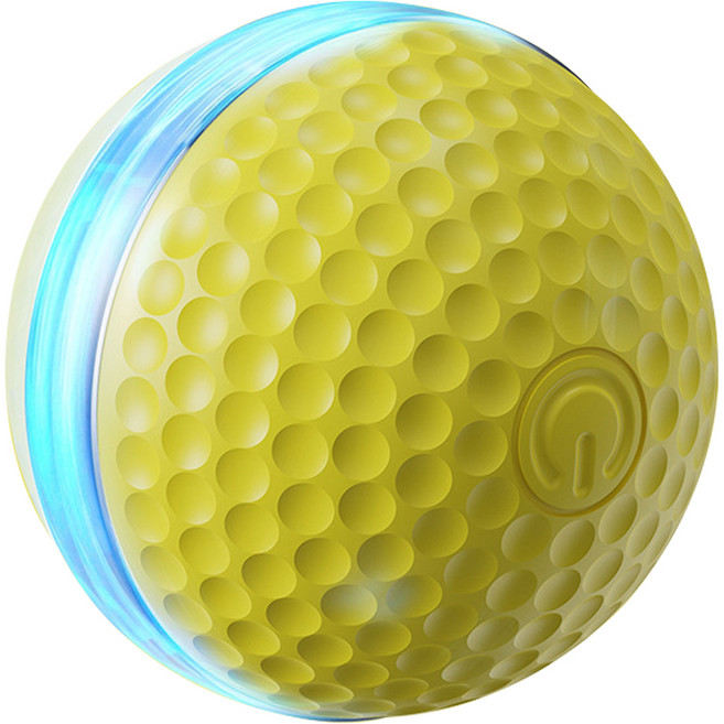 Bayler 波點寵物玩具球, 黃色, 1個