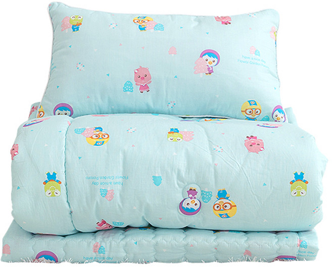 시은데코 뽀로로 트리 낮잠이불 세트 분리형, 블루