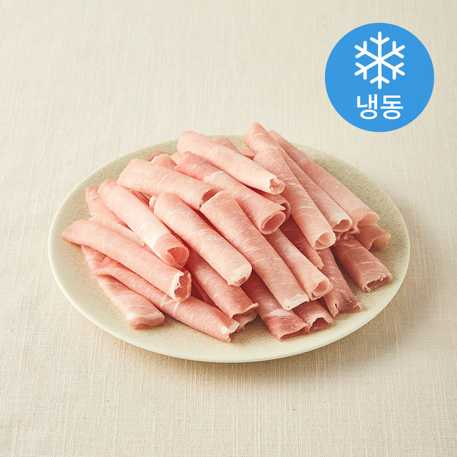선진포크 한돈 돌돌대패 등심 (냉동), 1개, 500g