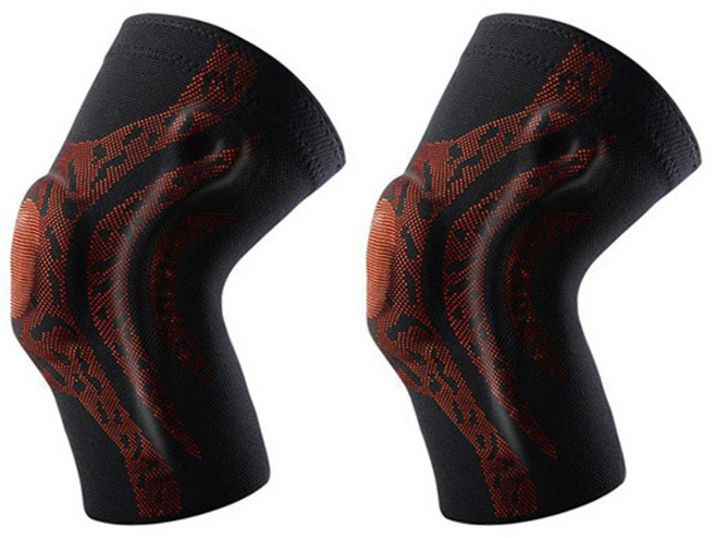 알럽핏 노이즈라인 스포츠 무릎 보호대 오렌지, 2개
