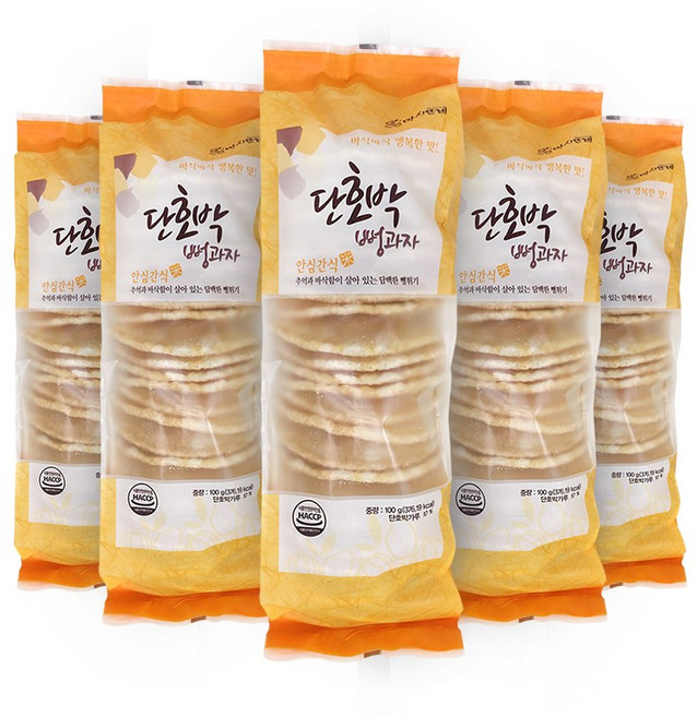 SWEET YOUNG 南瓜米香餅, 100g, 5包