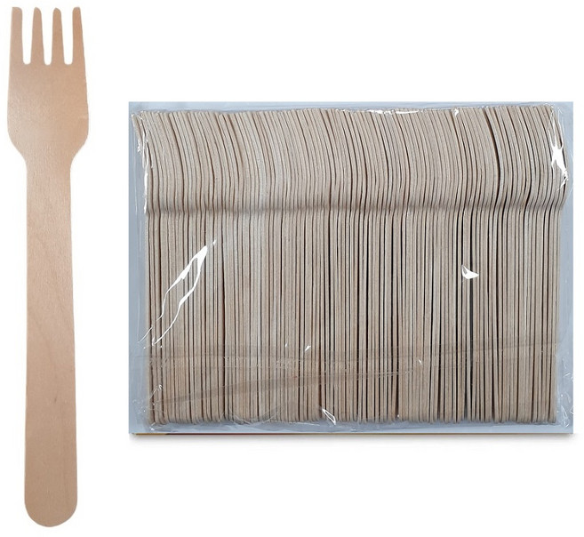 생활을그리다 우드포크 벌크포장 140mm, 100개입, 1개