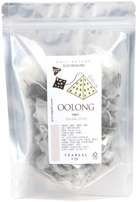 티리얼 허브티 22 우롱차 삼각티백, 1.2g, 25개입, 1개