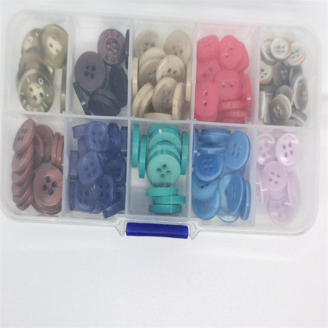 베노 단추 10종 세트, 멀티컬러, 1세트