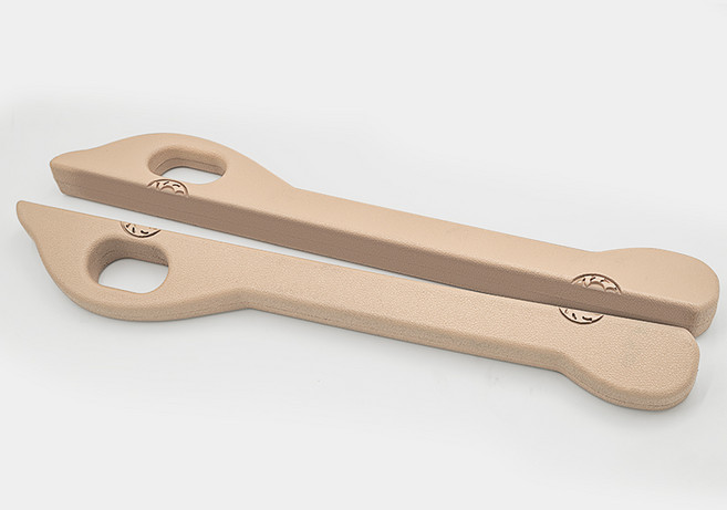 리버폭스 차량용 폴리우레탄 카시트 사이드 틈새 쿠션 세트, 베이지, 1세트