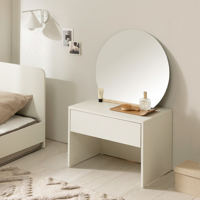 플레이너스 스테이 좌식 화장대 600, 아이보리