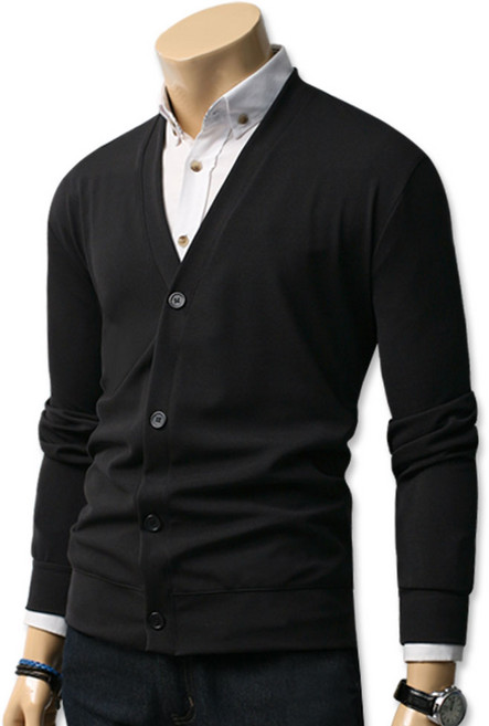 블루포스 남성용 원도올 간절기 베이직핏 무지 가디건