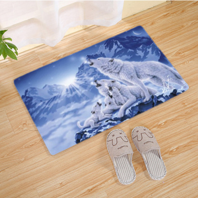 더플로우 북유럽 늑대 미끄럼 방지 매트, no 9