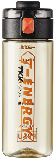 TKK PPSU 超燃運動水壺, 火山黑, 1個, 500ml