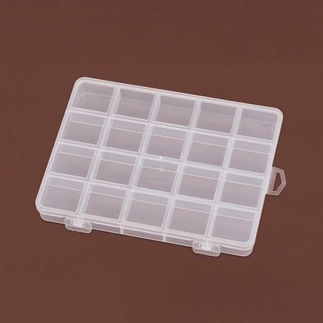 아트조이 칸칸이 소품정리 다용도 화장대 미니 수납박스 20칸, 투명, 1개
