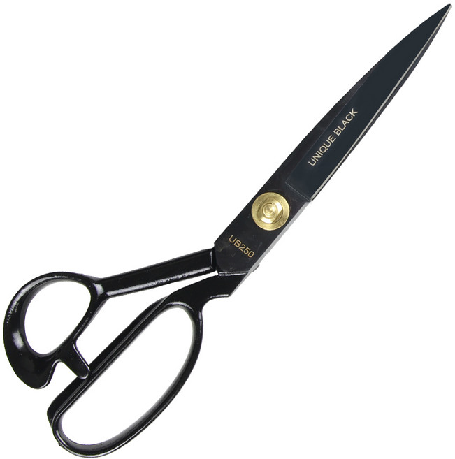 유니크 블랙 재단가위 254mm, 1개