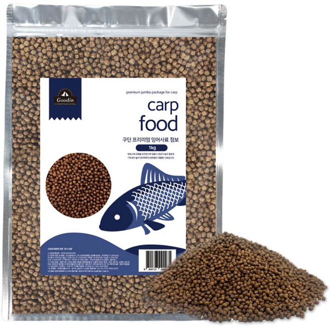 구딘 잉어사료, 1kg, 1개