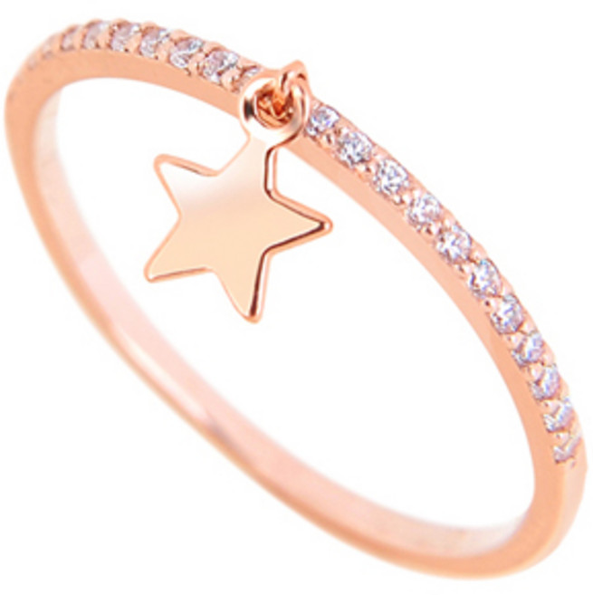 밀튼스텔리 여성용 실버반지 MSJ-SR180178RGWQ