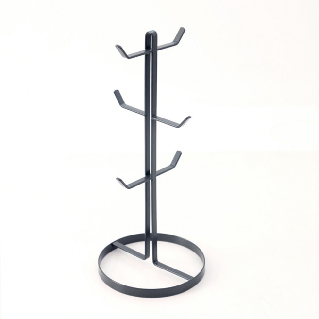 리빙해피 유즈 트리 컵걸이, 그레이, 1개