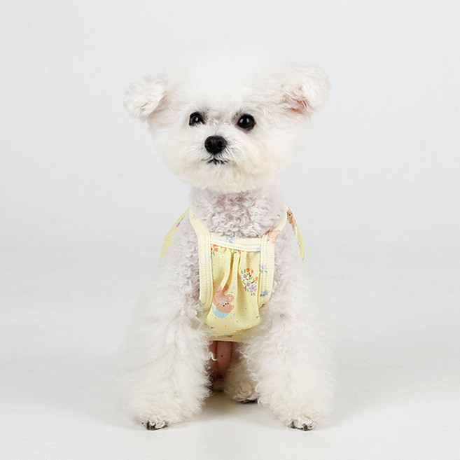 에이미러브즈펫 강아지 스윗호박나시, 옐로우, 1개