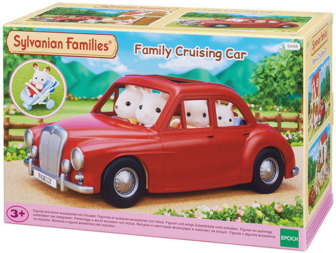EPOCH Sylvanian Families 森林家族 道具 紅色家庭車款 #5448, 1組