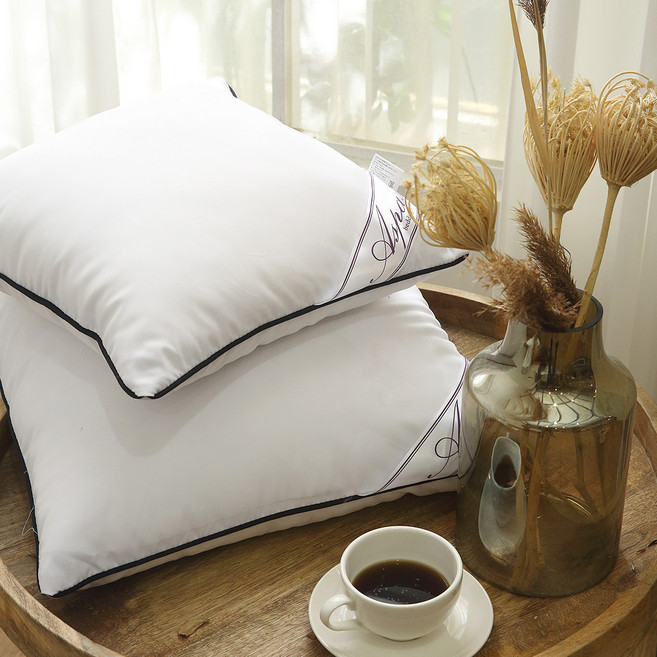 아임리빙 중량업 블랙라인 마이크로 지퍼형 쿠션솜, 화이트, 1개