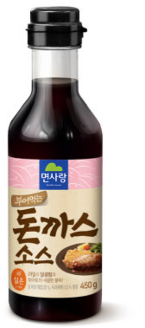 면사랑 프리미엄 부어먹는 돈까스 소스, 450g, 1개