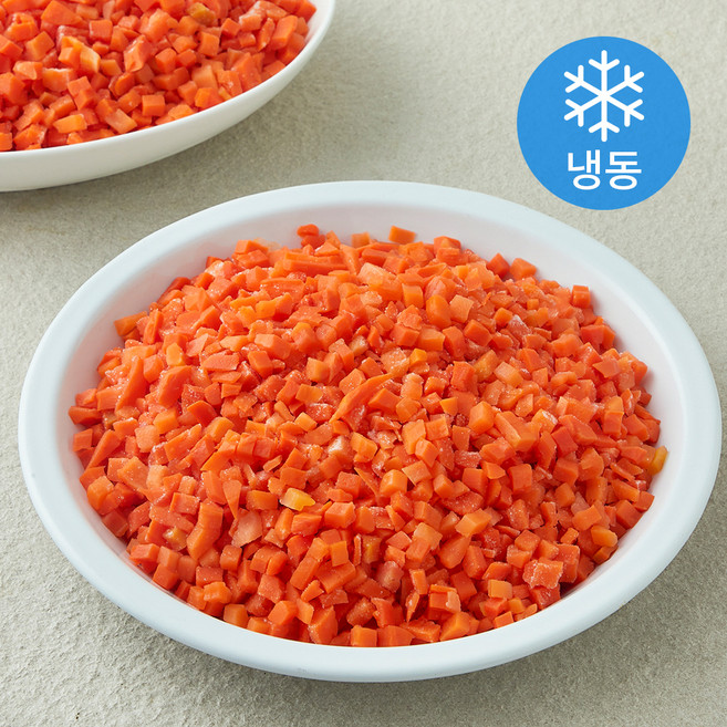 아침과저녁 당근 다이스 6mm (냉동), 1박스, 10kg