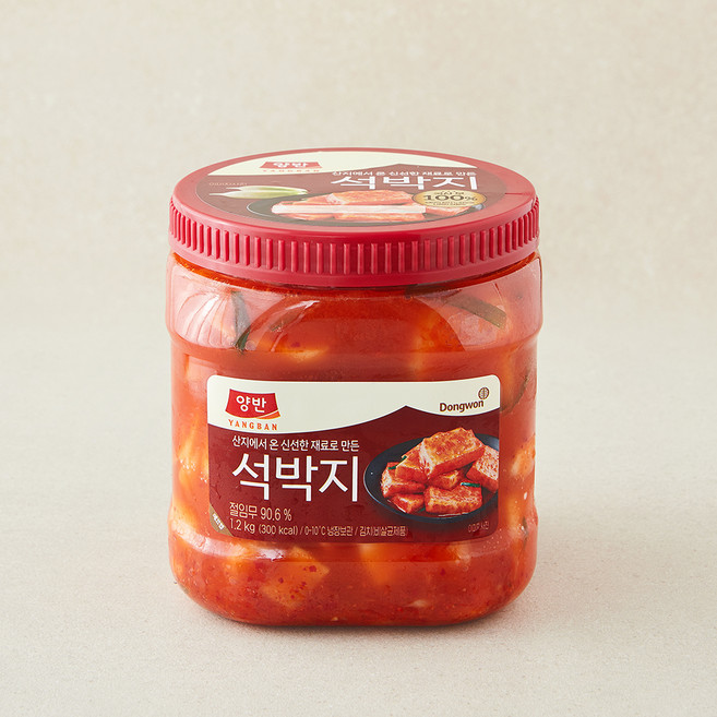 양반 석박지, 1.2kg, 1개