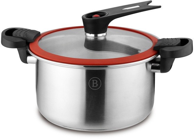 발룬피니 인덕션 스텐 316 5중 바닥 저압 진공 냄비, 혼합색상, 1개, 26cm