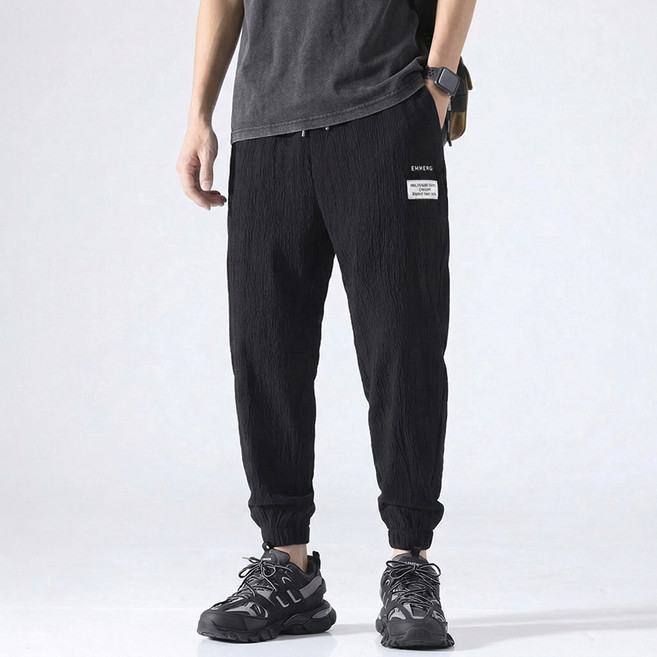 마켓에이 남성용 시원한 스판 조거 팬츠 M263-0384