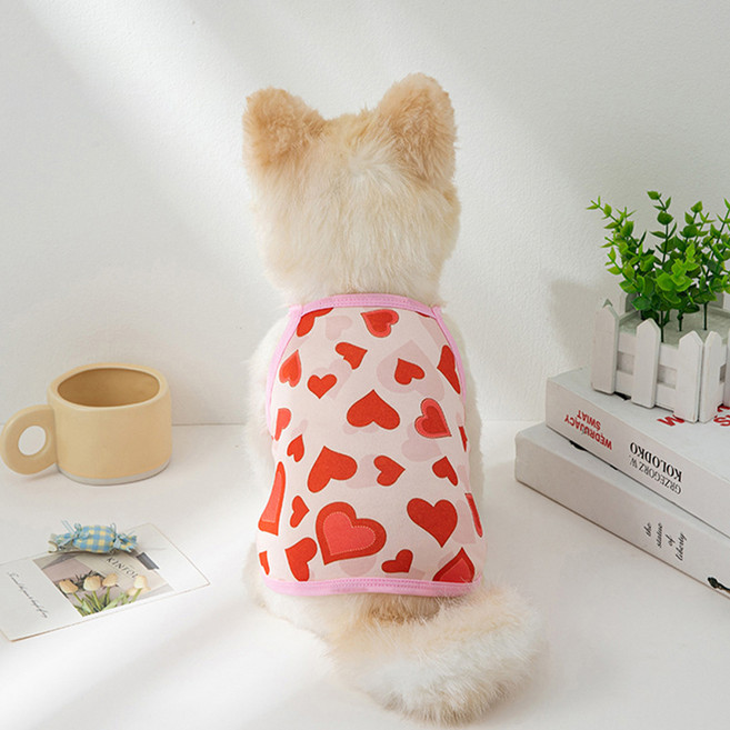 아티펫 반려동물 통기성 편안한 외출 슬링, 하트, 1개