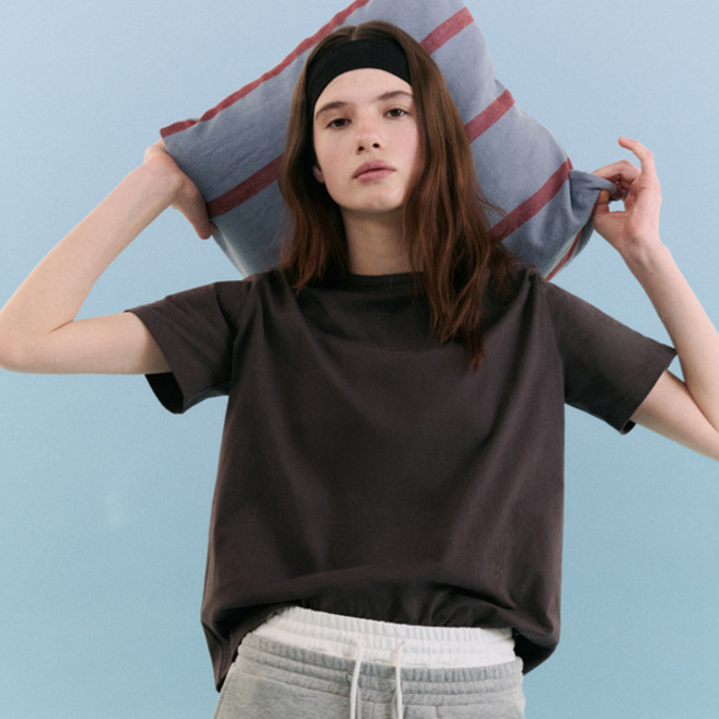 rolarola 女款 NUBASIC STANDARD ROUND NECK T SHIRT