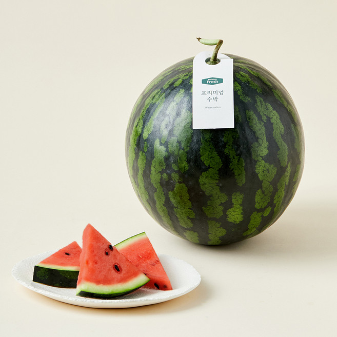 프리미엄 수박, 7kg 이상, 1개