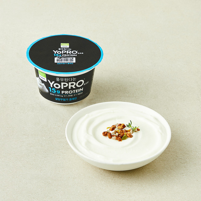 풀무원다논 요프로 프로틴 설탕무첨가 플레인 요거트, 150g, 1개