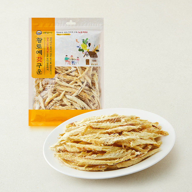 해살이 황토가마에 구운 황태채, 1개, 200g