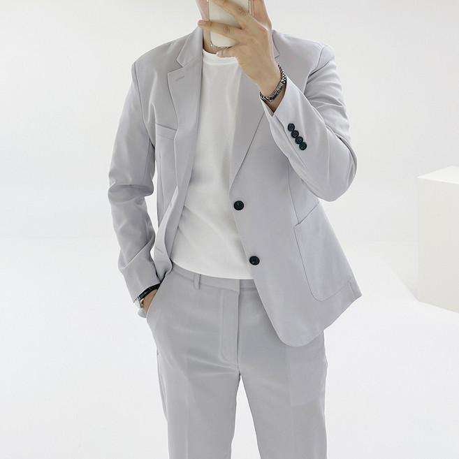 아도르클래식 남성용 이안 레스터 캐주얼 결혼식 자켓