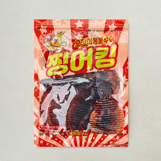 해맑은푸드 찡어킹 오징어 몸통구이, 1개, 250g(중)