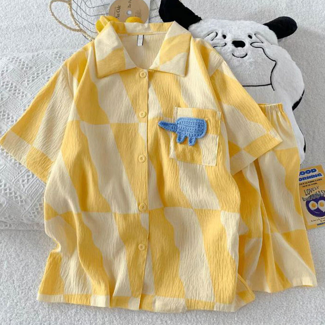 어나더디 여성용 위클리 무드 반팔 잠옷