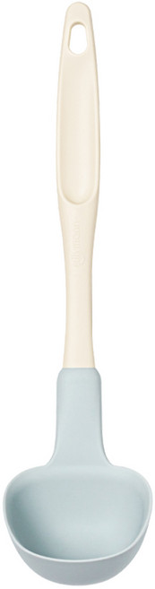 Sillymann Century Garden系列 矽膠長柄湯勺 WSK4062 灰藍色, 1支
