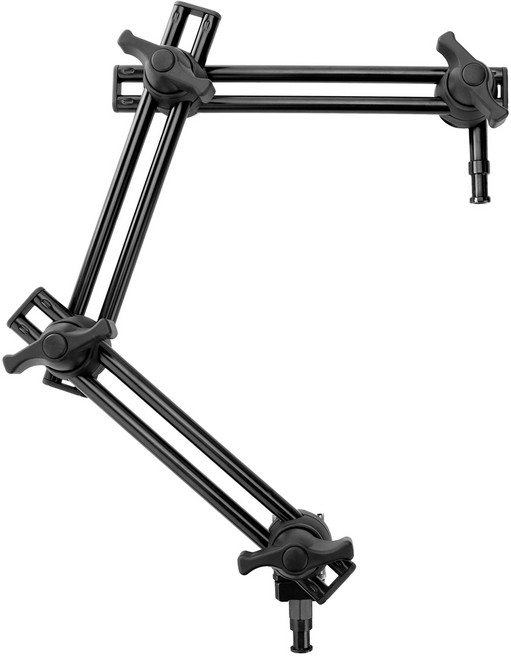 본젠 유니버셜 3단 더블 매직암 동영상 촬영용 거치대, KM-302G, 1개