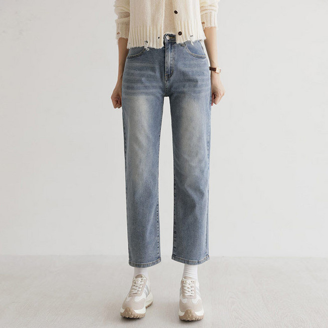 앤드스타일 여성용 숏/기본/롱 딱맞진 22탄 모어루즈 데님 스판 보이핏 팬츠 264930