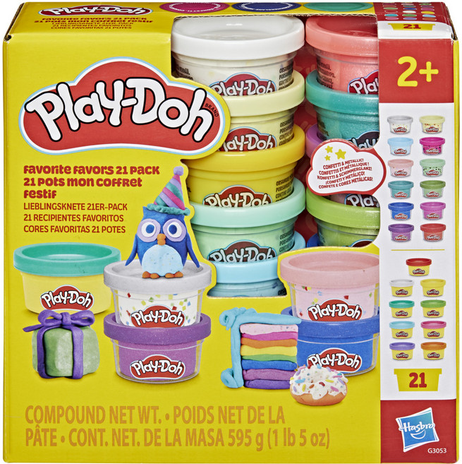 Hasbro 孩之寶 Play-Doh 培樂多 20色黏土組, 混合顏色, 1130g, 1套