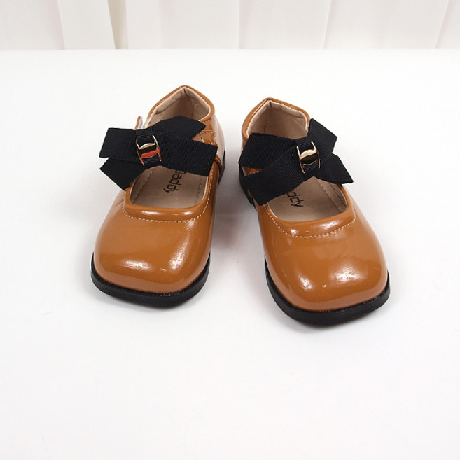 베베마루 여아용 자가드 리본 구두 9717
