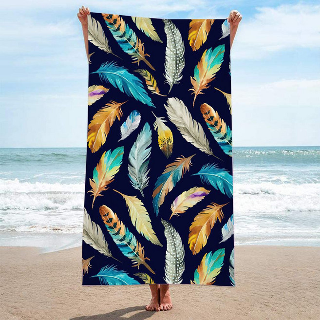 소니오 트로피칼 컬러풀 비치타월 70 x 150 cm, TYPE08, 1개