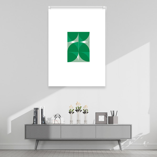 끌래망스 실사 롤스크린 일반원단