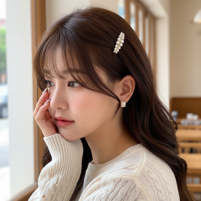 미다미 로맨틱 펄 포인트 자동핀 1641