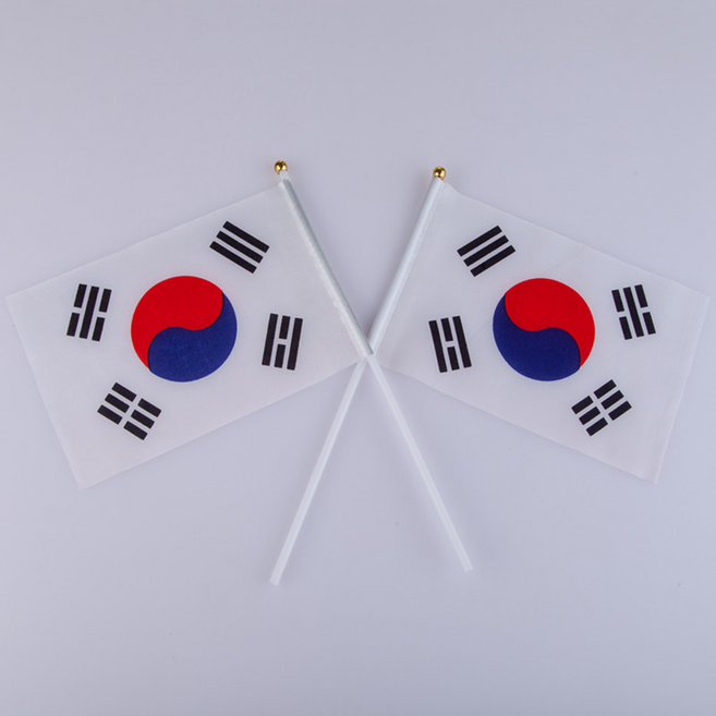 恩熙魔法 應援用迷你國旗 14 x 21 cm, 大韓民國, 10個