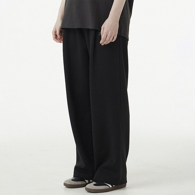 어반에이지 남녀공용 데일리 스탠다드 원턱 와이드 스웨트 팬츠