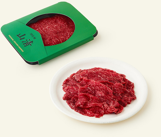 유기축산물 인증 산청 한우 1등급 불고기용 (냉장), 200g, 1개