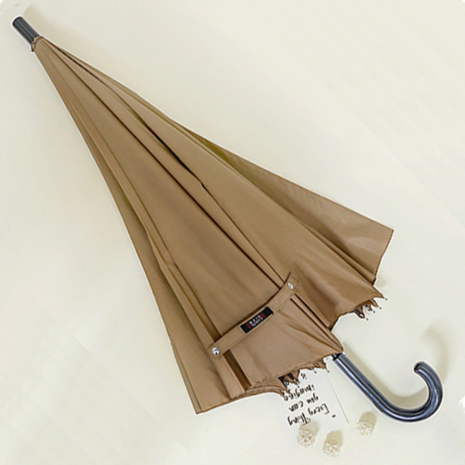 CARPEDIEM 70 素色高爾夫大型雨傘, 駝色, 1個