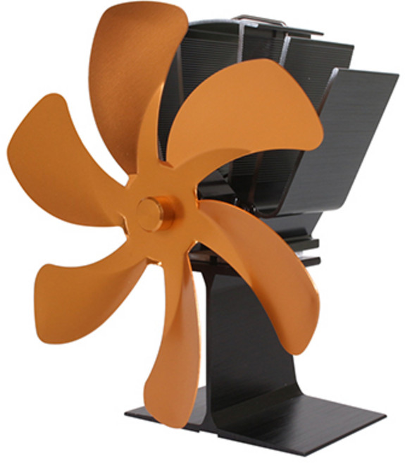 알파카 캠핑용 무동력 에코팬, 골드, 1개